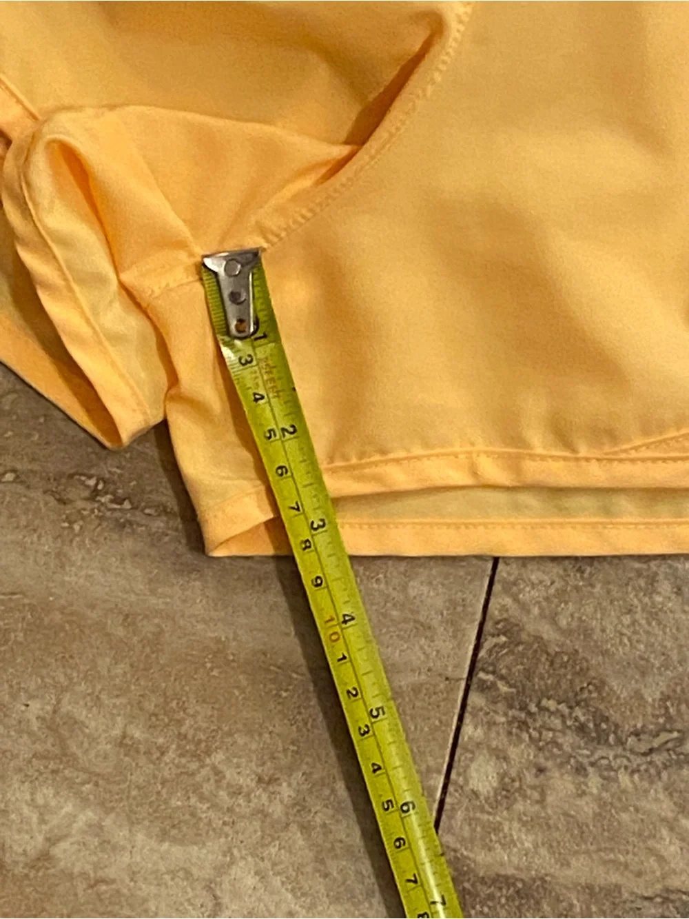 Nike Women's Yellow Dri-FIT Running Shorts Lining